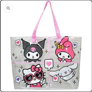 Sanrio Character Transparent Tote Bag